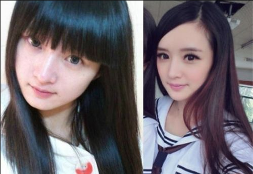 陳丹婷整容前舊照曝光，鼻子整形，磨骨對(duì)比圖