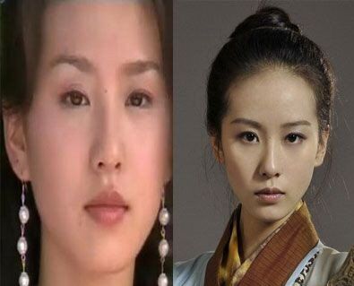 劉詩(shī)詩(shī)大餅?zāi)樧凒Z蛋臉 劉詩(shī)詩(shī)整容對(duì)比圖