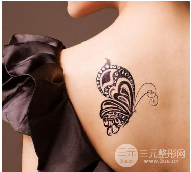 洗完紋身后的圖片