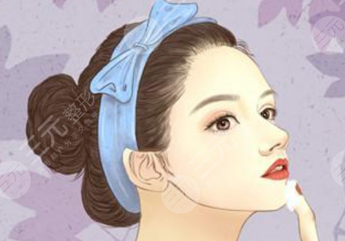 墊鼻基底前后對比照