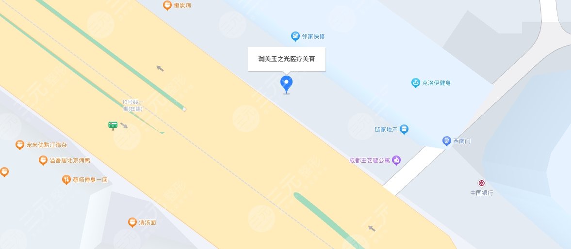 成都潤美玉之光醫(yī)療地址