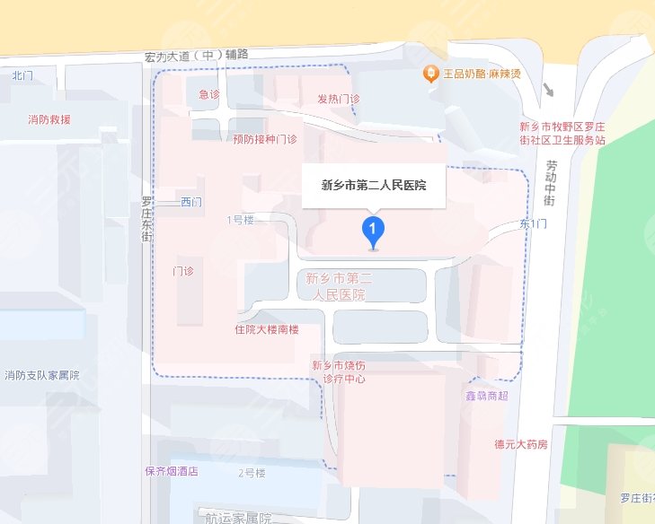 新鄉(xiāng)市第二人民醫(yī)院地址