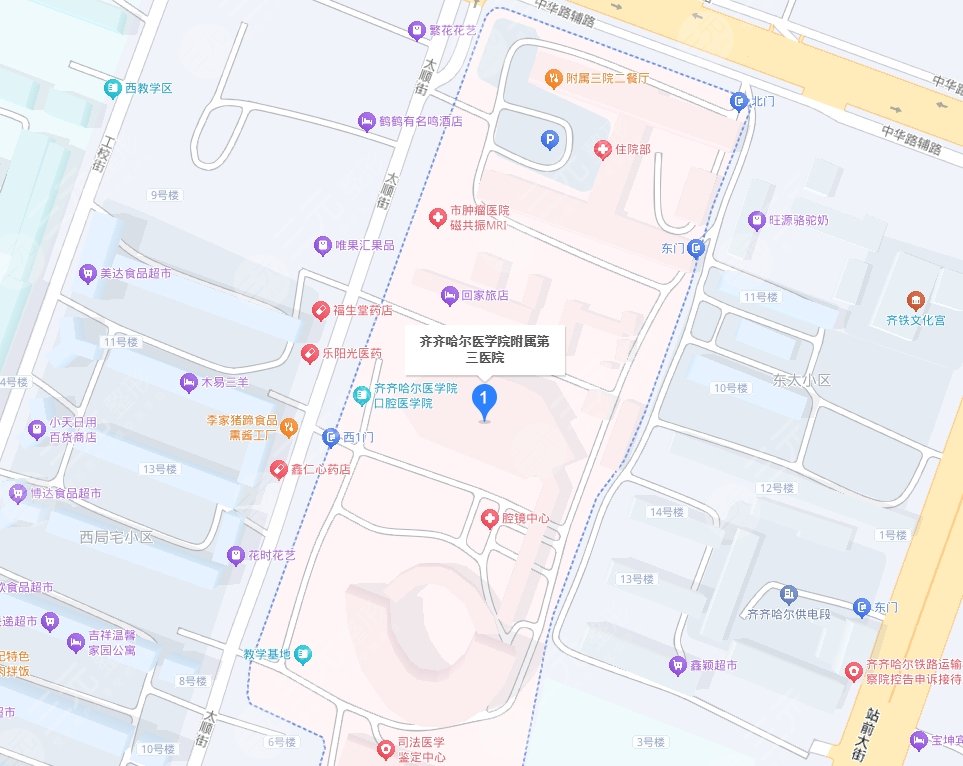 齊齊哈爾醫(yī)學(xué)院附屬第三醫(yī)院地址
