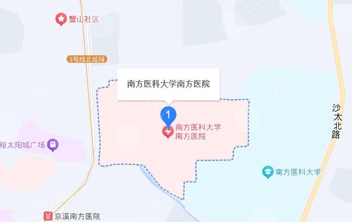 南方醫(yī)科大學(xué)南方醫(yī)院地址