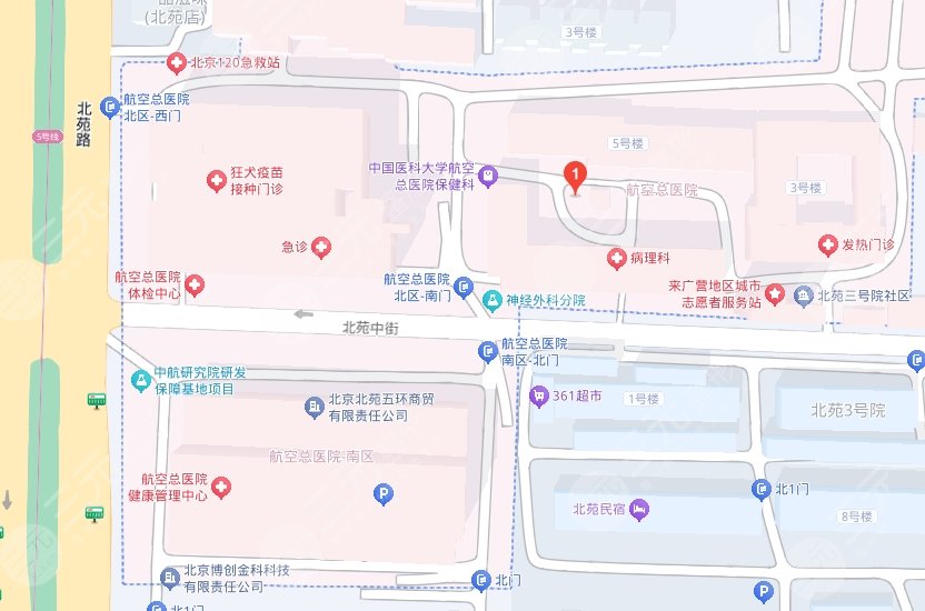 航空總醫(yī)院皮地址