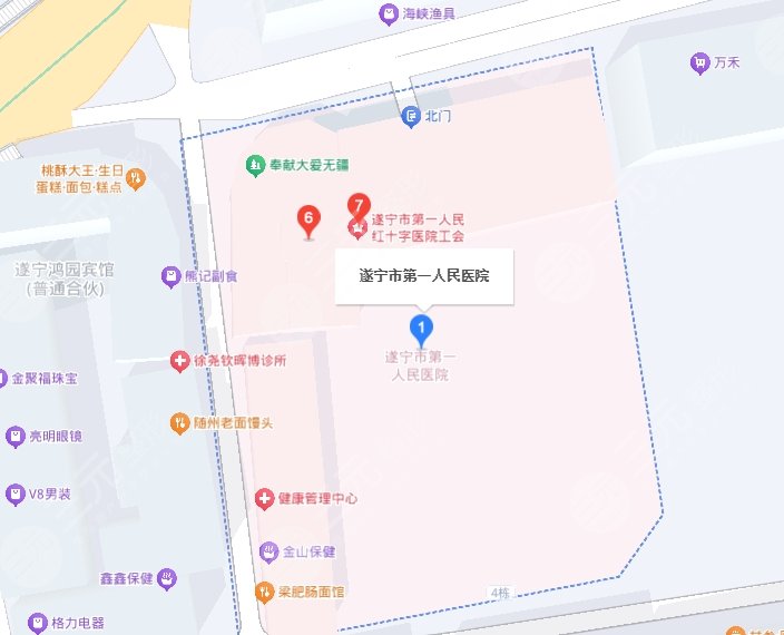 遂寧市第一人民醫(yī)院地址