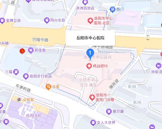 岳陽(yáng)中心醫(yī)院地址